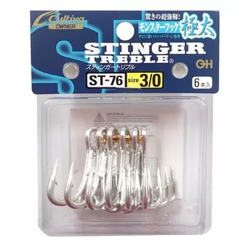 Owner ST-76 Triple Hook Stinger Triple Hook 3/0 11667