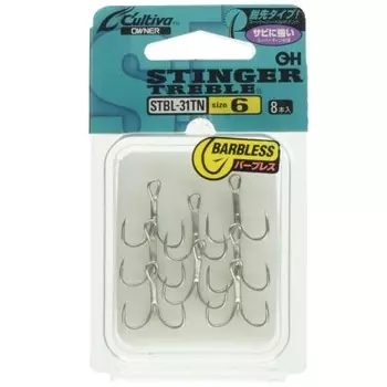 OWNER Triple Hook STBL-31TN Stinger Triple Hook No. 6 11628