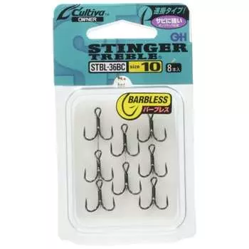 OWNER Triple Hook STBL-36BC Stinger Triple Hook No. 10 11634