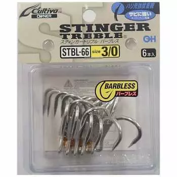 OWNER Triple Hook STBL-66 Stinger Triple Hook 3/0 No. 11545
