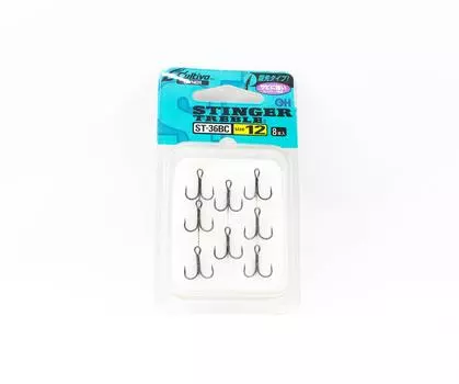 Owner Тройной крючок ST-36 BC, черный, размер 12 (8485)