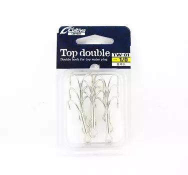 Owner TW-01 Top Double Hook для приманок Topwater, размер 1/0 (6277)