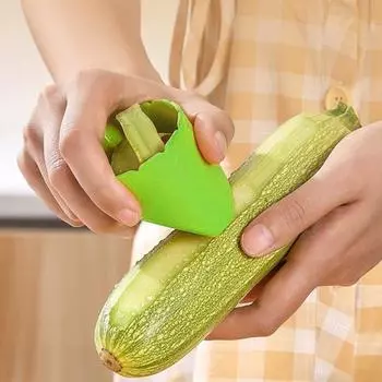 Овощечистка для фруктов из нержавеющей стали. Двунаправленная режущая головка. Плоская зубчатая тонкая кожура. Ящик для хранения с подвесным отверстием. Материал: ПП. Легко чистится. Домашний кухонный гаджет. жёлтый