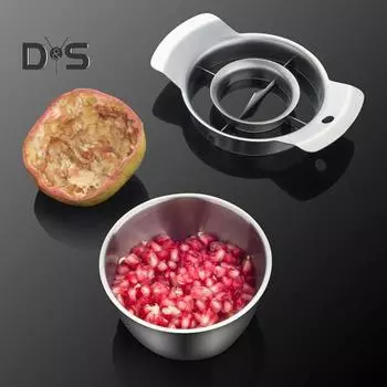 Овощечистка для граната с чашей, прочный инструмент для извлечения граната, легкое приспособление для извлечения, нескользящее основание, кухонный гаджет для гранатов A