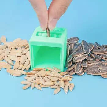 Овощечистка для семян дыни, автоматическая машина для очистки семян подсолнечника, семян дыни, ленивая открывалка для артефактов, Щелкунчик, бытовые кухонные аксессуары зелёный