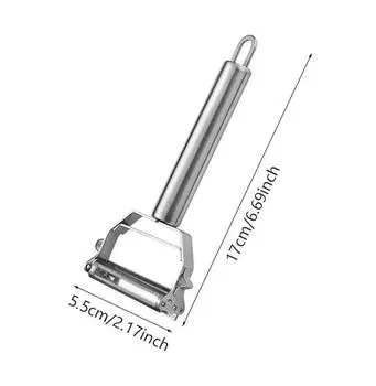 Овощечистка из нержавеющей стали Многофункциональная картофелечистка Слайсер для фруктов и картофеля Овощерезка Кухня Кухонные аксессуары Инструменты для приготовления пищи