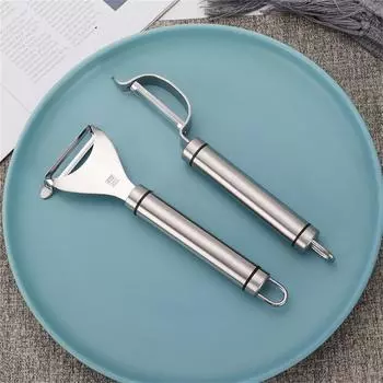 Овощечистка из нержавеющей стали, овощечистка, овощечистка, овощечистка из нержавеющей стали, кухонный набор из 2 штук