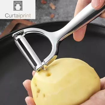 Овощечистка, картофелечистка, овощечистка из нержавеющей стали с эргономичной нескользящей ручкой и острым лезвием, кухонные инструменты flat