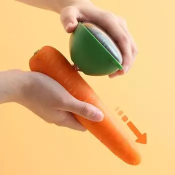 Овощечистка Прочный кухонный инструмент 4 цвета Удобная кулинария Домашнее хозяйство для столовой серый