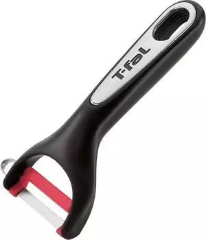 Овощечистка Tefal с бутоновиками маленькая и легкая K21418 очиститель, Ingenio Peeler чёрный