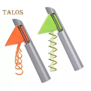 Овощечистка Зубчатая режущая головка Овощечистки Многофункциональные соломорезки Фрукты Морковь Огурцы Овощечистки Легко очищать Кухонный инструмент 1pc