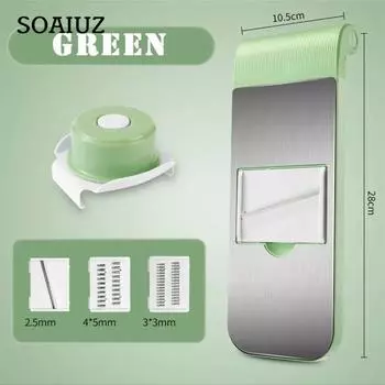 Овощерезка Многофункциональная овощерезка Картофельные ломтики Артефакт Бытовая Кухня Картофелерезка Терка Измельчитель красный