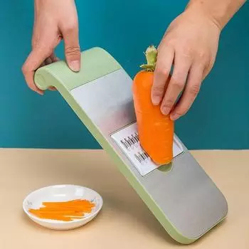 Овощерезка Многофункциональная овощерезка Картофельные ломтики Артефакт Бытовая Кухня Картофелерезка Терка Измельчитель зелёный