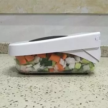 Овощерезка прессующего типа острая нержавеющая сталь простая в эксплуатации терка для картофеля для домашнего хозяйства белый