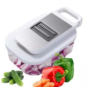 Овощерезка с контейнером для кухонного сыра, терка с ручкой, измельчитель моркови