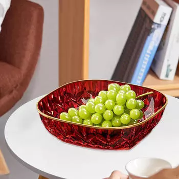 Овощная Фруктовая Тарелка Сервировочная Миска Универсальный Уникальный Поднос для Закусок Конфет Блюдо для Юбилея