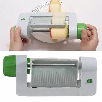 Овощной слайсер, ручной слайсер, многофункциональный нож для очистки фруктов и овощей, острое лезвие, быстрый, безопасный, эффективный пилинг, кухонный инструмент белый