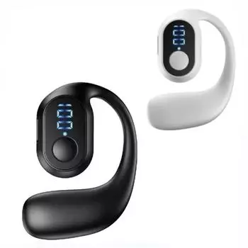 OWS Цифровой Дисплей Bluetooth Гарнитура Наушники Цифровой Дисплей Шумоподавление HD Вызов Сверхдолгий Срок Службы Мобильный Телефон Универсальный чёрный