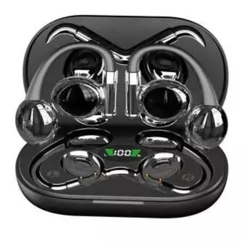 OWS Earless беспроводная Bluetooth-гарнитура спортивная подвесная типа сверхдлительное время ожидания чёрный