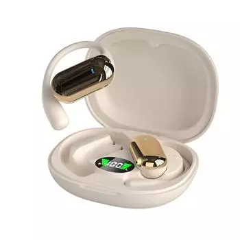 OWS Спортивные наушники Bluetooth 5.4 HIFI Bass Беспроводные наушники со светодиодной подсветкой и сенсорным экраном Наушники Hands-free с шумоподавлением Водонепроницаемая гарнитура