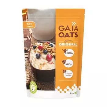 Овсяные хлопья (1 кг), Oats, Gaia