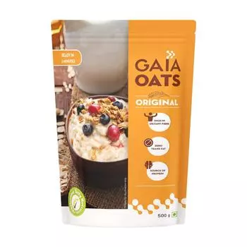 Овсяные хлопья (500 г), Oats, Gaia