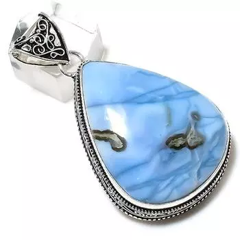 Ювелирное украшение ручной работы из серебра 925 пробы с драгоценным камнем опалом Owyhee 2,32 дюйма G8g68