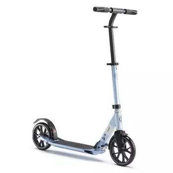 oxelo Decathlon Town5 XL Kick Skater Adult One Size Blue Kickboard Kick Scooter Urban Sports Регулируемая ручка с тормозом Короткие расстояния синий