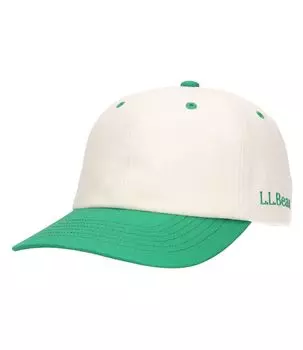 Oxford and Canvas Cap L White CJ90201006 [LLBEEN] Men s Two-Tone Ivory/Green