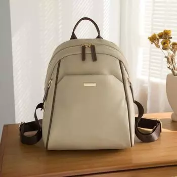 Oxford Cloth Backpack Female Simple Lightweight College Students All-match High Appearance Level Backpack Travel Commuter Bag Student Bag