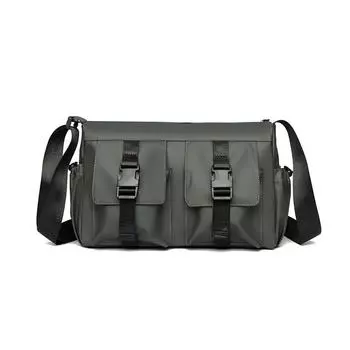 Oxford Cycling Crossbody Bag Men s Shoulder Messenger Bag армия зеленый