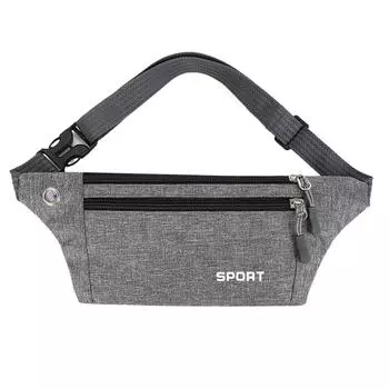 Оксфорд Ткань Fit Waistpack Мобильный поясной рюкзак мужской Спорт на открытом воздухе Отдых Бег Защита от кражи Ультратонкий Невидимый