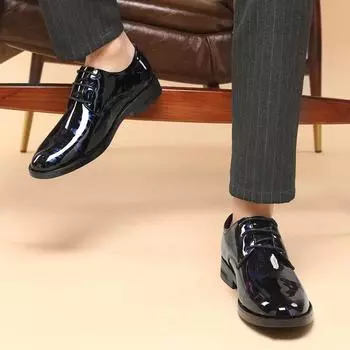 Oxfords Shoes Official Lace Up Dress Man Business Social Shoe for Men Casual 2024 Style Low Price Suit Italian 39 Clothing Party 38