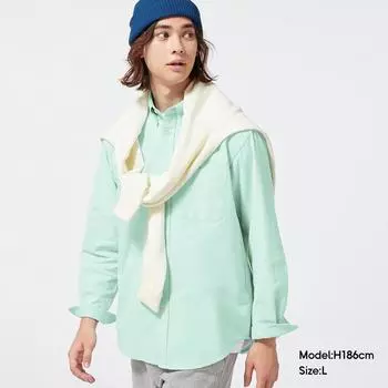 оксфордская рубашка GU (длинный рукав)