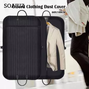 Оксфордский пылезащитный чехол для путешествий, деловой костюм, куртка, пылезащитная сумка для хранения, гардероб, подвесная сумка красный