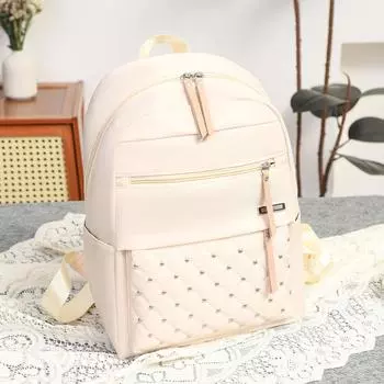 Оксфордский рюкзак Простой холщовый школьный ранец и рюкзак для студентов на лето чёрный