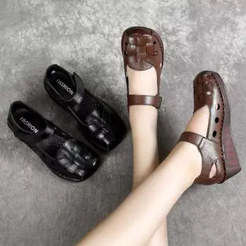 оксфорды из коровьей кожи женские роскошные мокасины на шнуровке винтажные туфли на плоской подошве женские туфли 2024 года на танкетке женские лоферы весна CN 35 коричневый