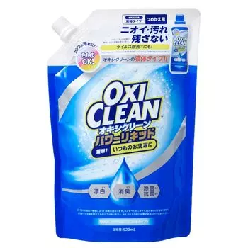 OxiClean Power Liquid Refill 520 мл Кислородный отбеливатель Жидкий чистый цветочный аромат чистый