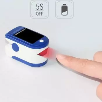Оксиметр на палец, эффективный цветной TFT-дисплей, монитор кислорода в крови из АБС-пластика