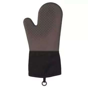 OXO Heat Resistant Mitten Silicone Oven Mitt Long Black