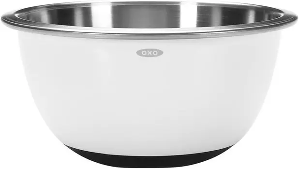 OXO Mixing Bowl Stainless Steel Medium White белый