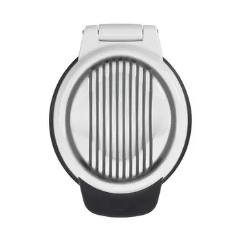 OXO Simple Egg Slicer Cuts Boiled Chops Eggs Vertically and Easy to Cut Eggs Without Crushing Dishwasher Safe Eggs, Horizontally, them,