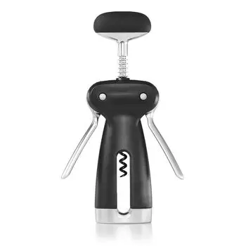 OXO Stainless Steel Wine Opener Foil Easy to Open Wing Type Bottle Opener 3113400 (with Cutter)