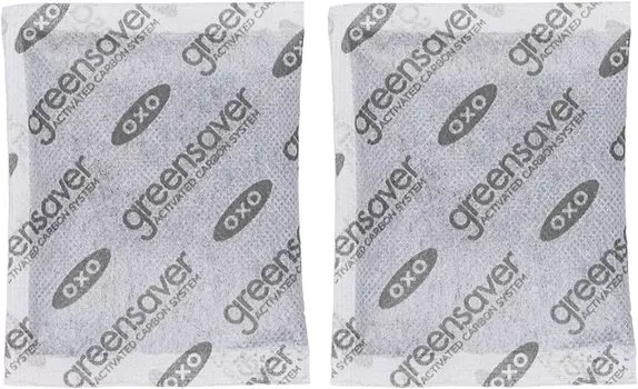 OXO Vegetable Storage Container Green Saver Refill Set of 2 Gray серый