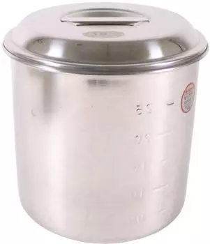Oya Seisakusho Clover Kitchen Size Stainless Steel with Hygienic Inner Diameter x Depth 160 x Capacity Made in AKT13016 Pot, (cm) 16, Rust-Resistant