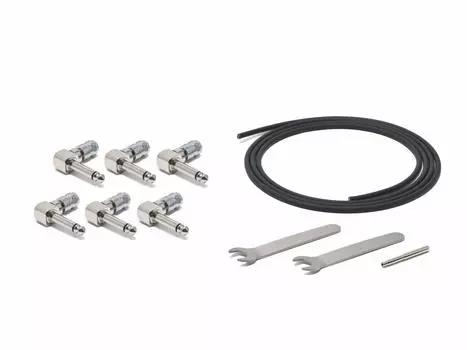 OYAIDE NEO Solderless Cable Kit 6 2 1 recycle L6+ (1.5m cable, L-shaped plugs, wrenches, stick)