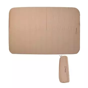 OYASUMI MAT M Camping Mat Single Folding Outdoor 10cm Extra Thick Carrying Storage Bag Included Smooth Texture 132 x 201cm S more (Double Size)