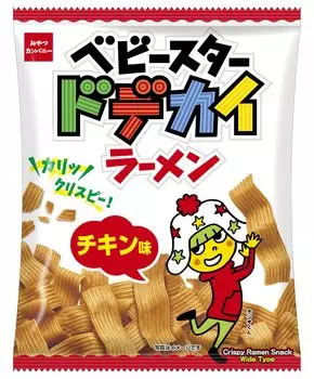 Oyatsu Company Baby Star Dodekai Ramen со вкусом курицы 68 г