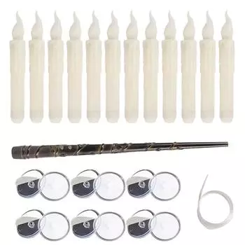 OZ 6.69in электрические поддельные свечи на батарейках рождественские украшения полезные 12P C