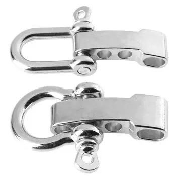 OZ цинковый сплав металлическая пряжка скоба для паракордового браслета инструмент для выживания на открытом воздухе A